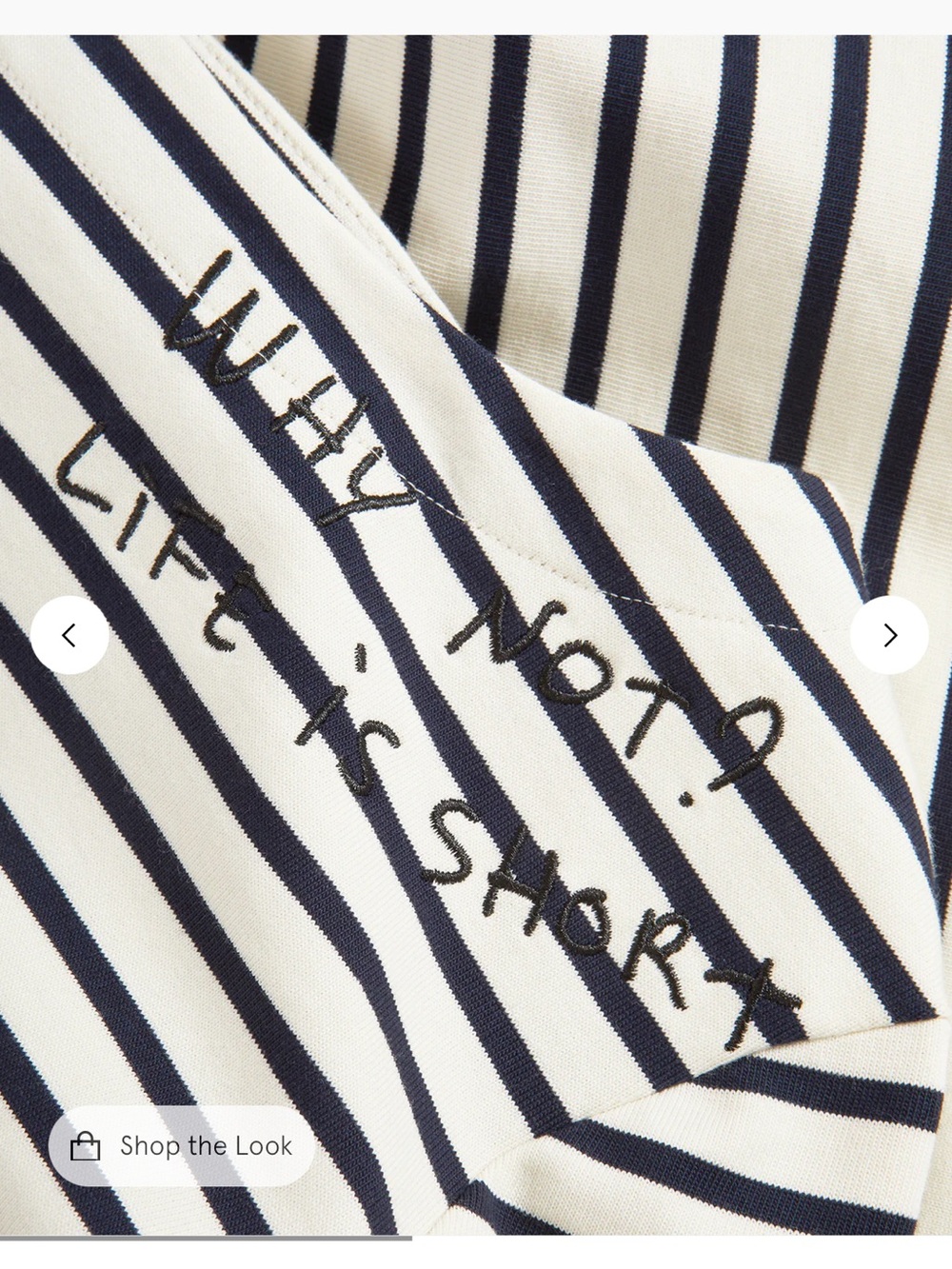 NWT Veronica Beard limited edition hovey embroidered stripe top - Picture 4 of 10